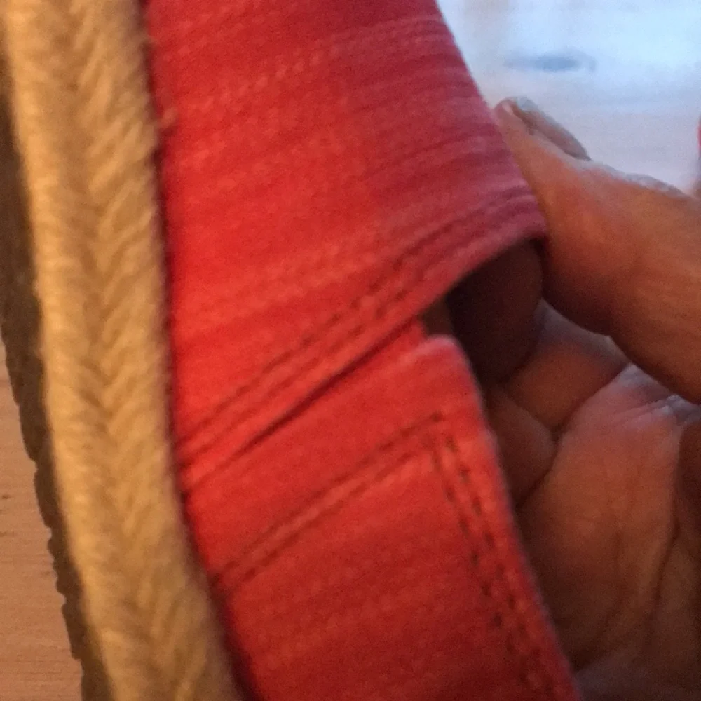 L.L.Bean pink flat espadrilles 8